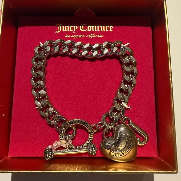 Juicy Couture Jewelry - Juicy Couture Silver and Gold Charm Bracelet